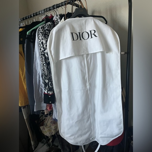 Dior Other - DIOR  White Garment Bag with DIOR hanger 💛